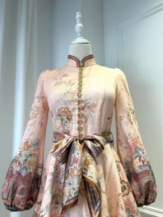 Zimmermann Alchemy Button Mini Dress - Picture 2 of 9